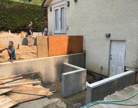 Concrete forms and waterproofing in Victoria BC